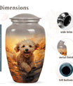 Poodle Urn For Cremated Pet Ashes - Personalized Pet Urns for Ashes