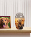 Poodle Urn For Cremated Pet Ashes - Personalized Pet Urns for Ashes