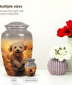 Poodle Urn For Cremated Pet Ashes - Personalized Pet Urns for Ashes