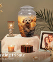 Poodle Urn For Cremated Pet Ashes - Personalized Pet Urns for Ashes