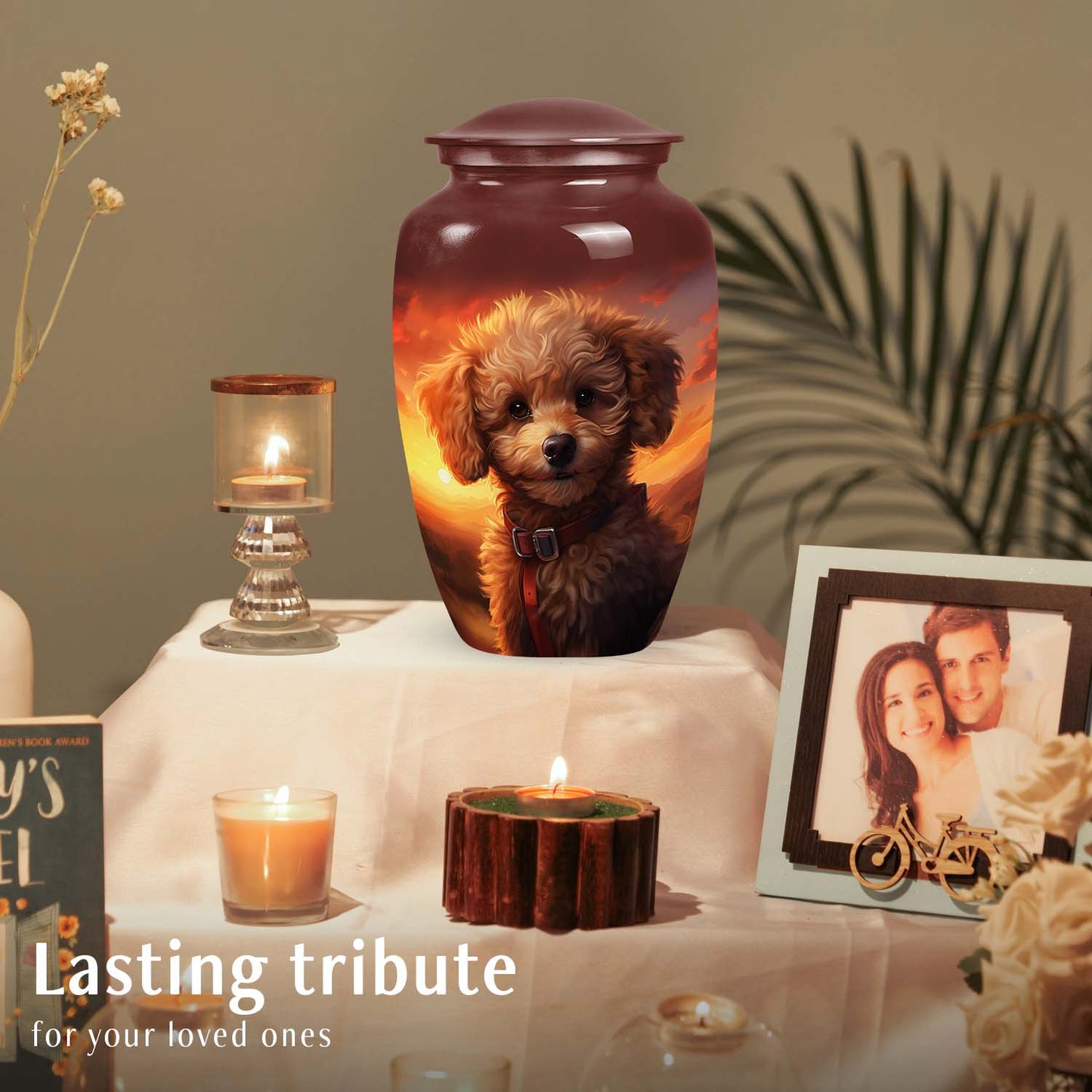 Personalized Dog Memorial Urn for Pet Ashes - Yatskia
