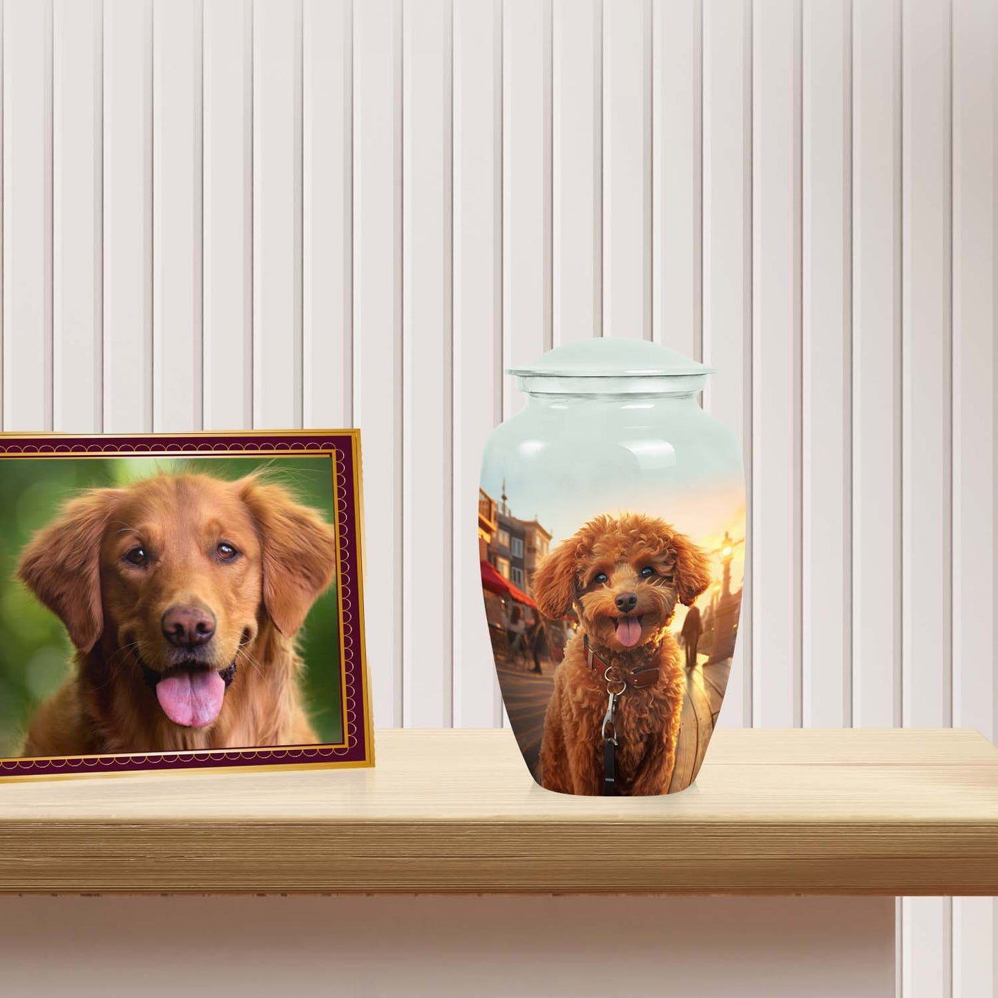 Personalized Dog Cremation Urn for Pet Ashes - Yatskia