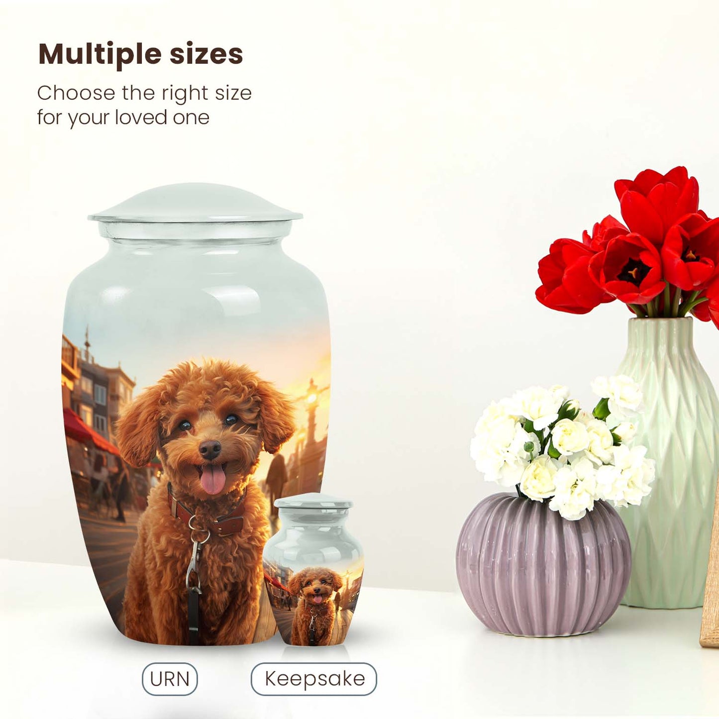 Personalized Dog Cremation Urn for Pet Ashes - Yatskia