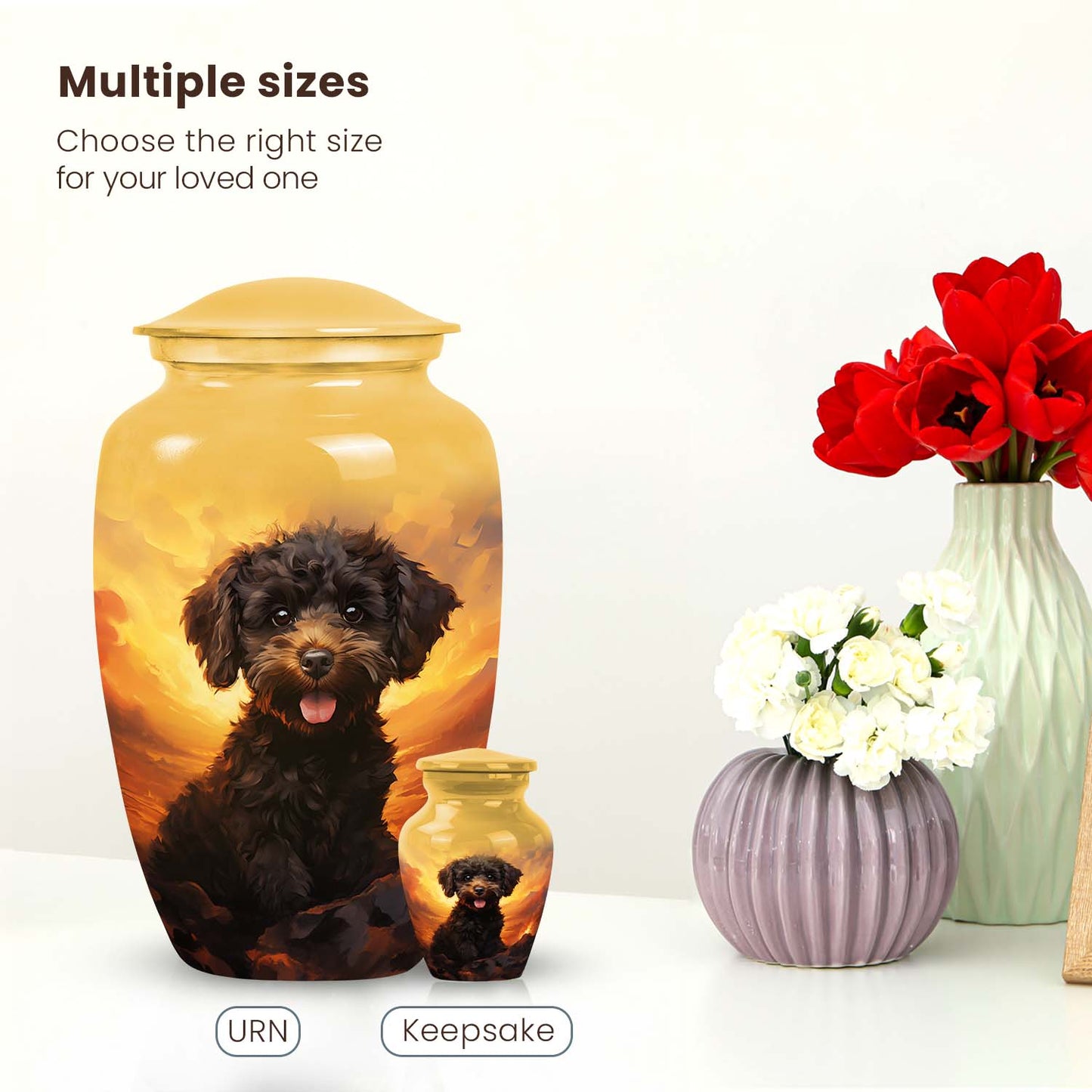 Personalized Dog Cremation Urn for Pet Ashes - Yatskia
