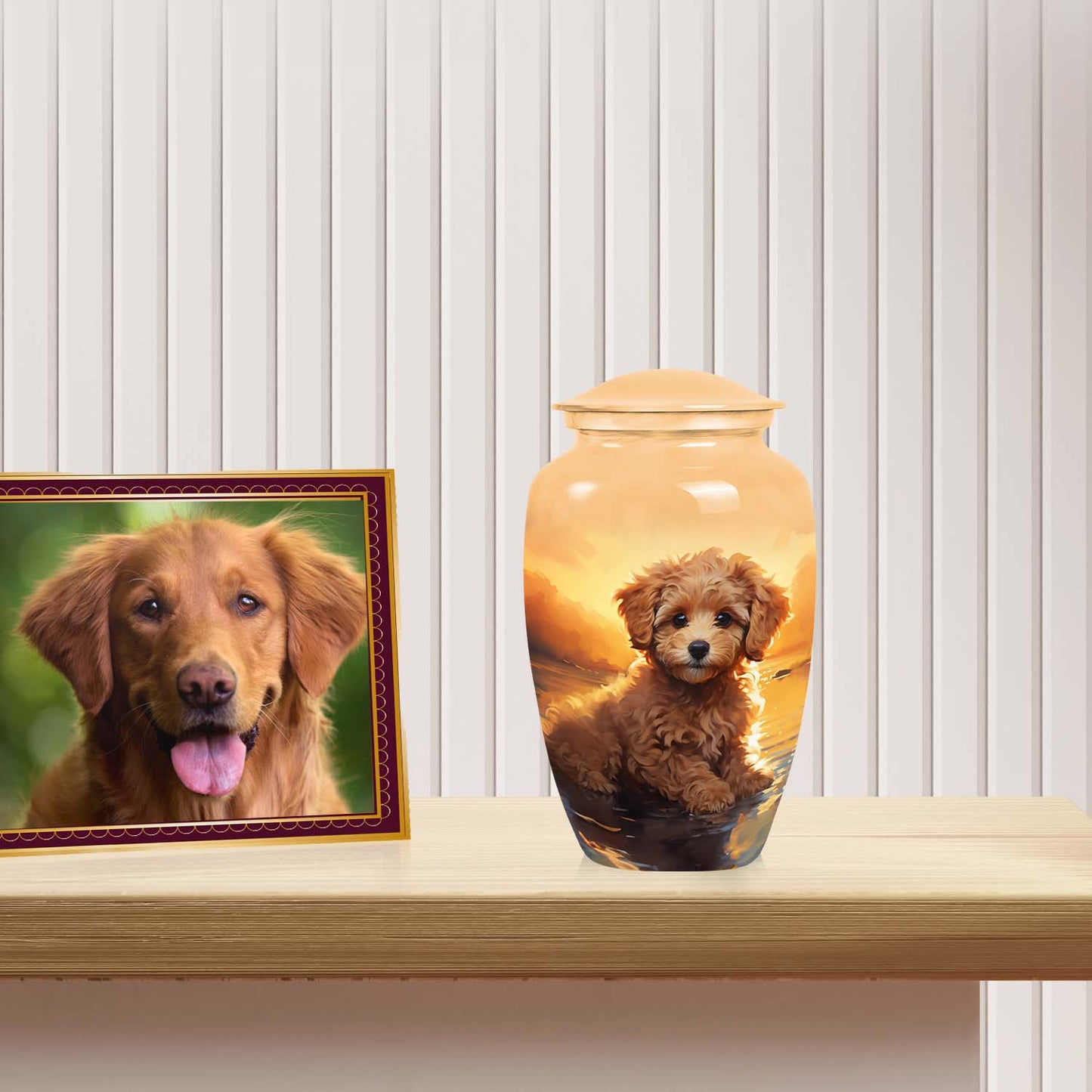Personalized Dog Keepsake Urn for Pet Ashes - Yatskia