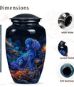 Poodle Custom Urn for Pet Ashes - Starlight Poodle Dog Cremation Urn