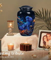 Poodle Custom Urn for Pet Ashes - Starlight Poodle Dog Cremation Urn