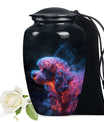 Handcrafted Poodle Urn for Personalized Pet Ashes - Large Dog Urn