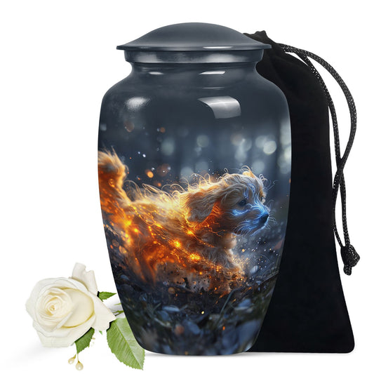 Poodle Urn for Pet Extra Large Ashes