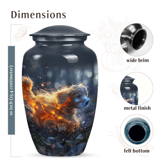 Poodle Urn for Pet Extra Large Ashes