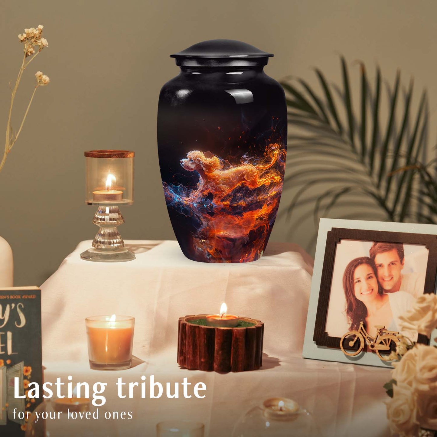 Personalized Dog Memorial Urn for Pet Ashes - Yatskia