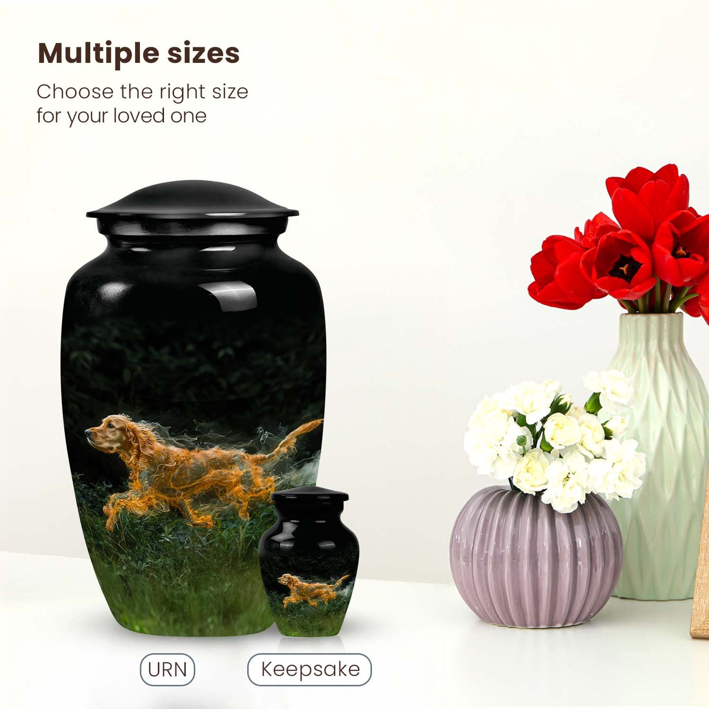 Personalized Dog Cremation Urn for Pet Ashes - Yatskia