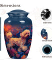 Doodle Dog Ashes Urn – Loving Remembrance Urn with Deep Blue
