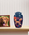 Doodle Dog Ashes Urn – Loving Remembrance Urn with Deep Blue