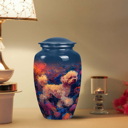 Blue Personalized Dog Cremation Urn for Pet Ashes - Yatskia