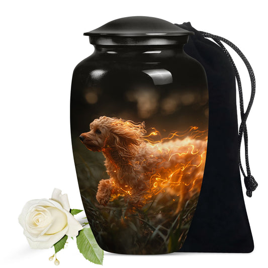 Poodle Dog Cremation Urn for Ashes - Pet Cremation Urns for Dogs