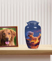 Poodle Cremation Urn for Pet Large Ashes - Dog Memorial Urn
