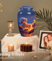 Poodle Cremation Urn for Pet Large Ashes - Dog Memorial Urn
