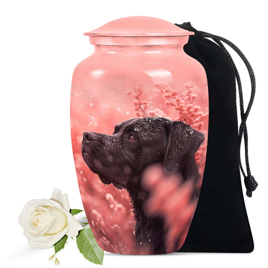 Labrador Custom Cremation Urn for Pet Ashes - Personalised Pet Urn