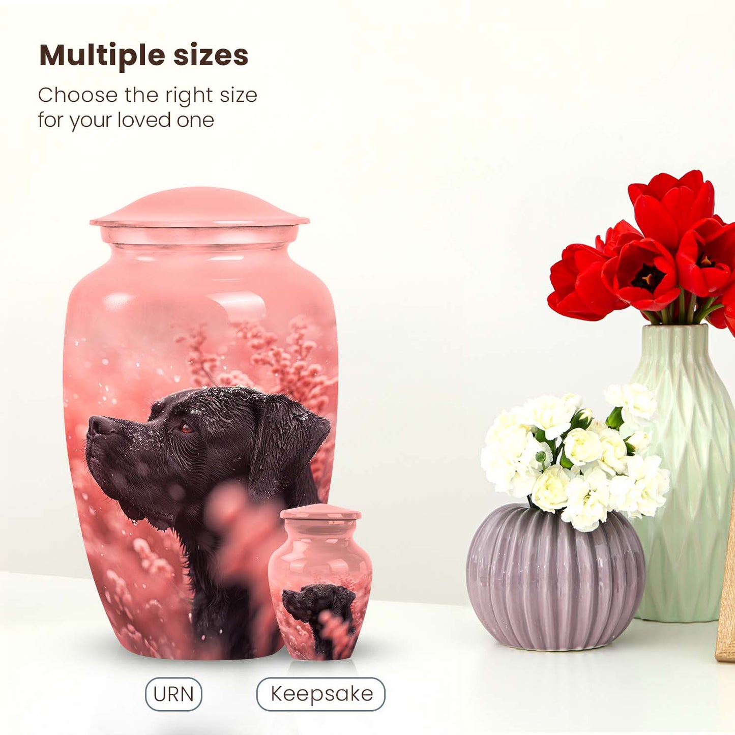 Personalized Dog Cremation Urn for Pet Ashes  - Yatskia