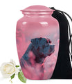 Pink Pet Memorial Urn – Artistic Keepsake for Dog Ashes