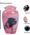 Pink Pet Memorial Urn – Artistic Keepsake for Dog Ashes