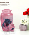 Pink Pet Memorial Urn – Artistic Keepsake for Dog Ashes