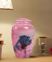 Pink Pet Memorial Urn – Artistic Keepsake for Dog Ashes