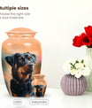 Rottweiler Keepsake Cremation Urn for Pet Ashes - Dog Memorial Urn