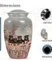 Four Rottweilers Dog Urn for Ashes – Pet Memorial Keepsake