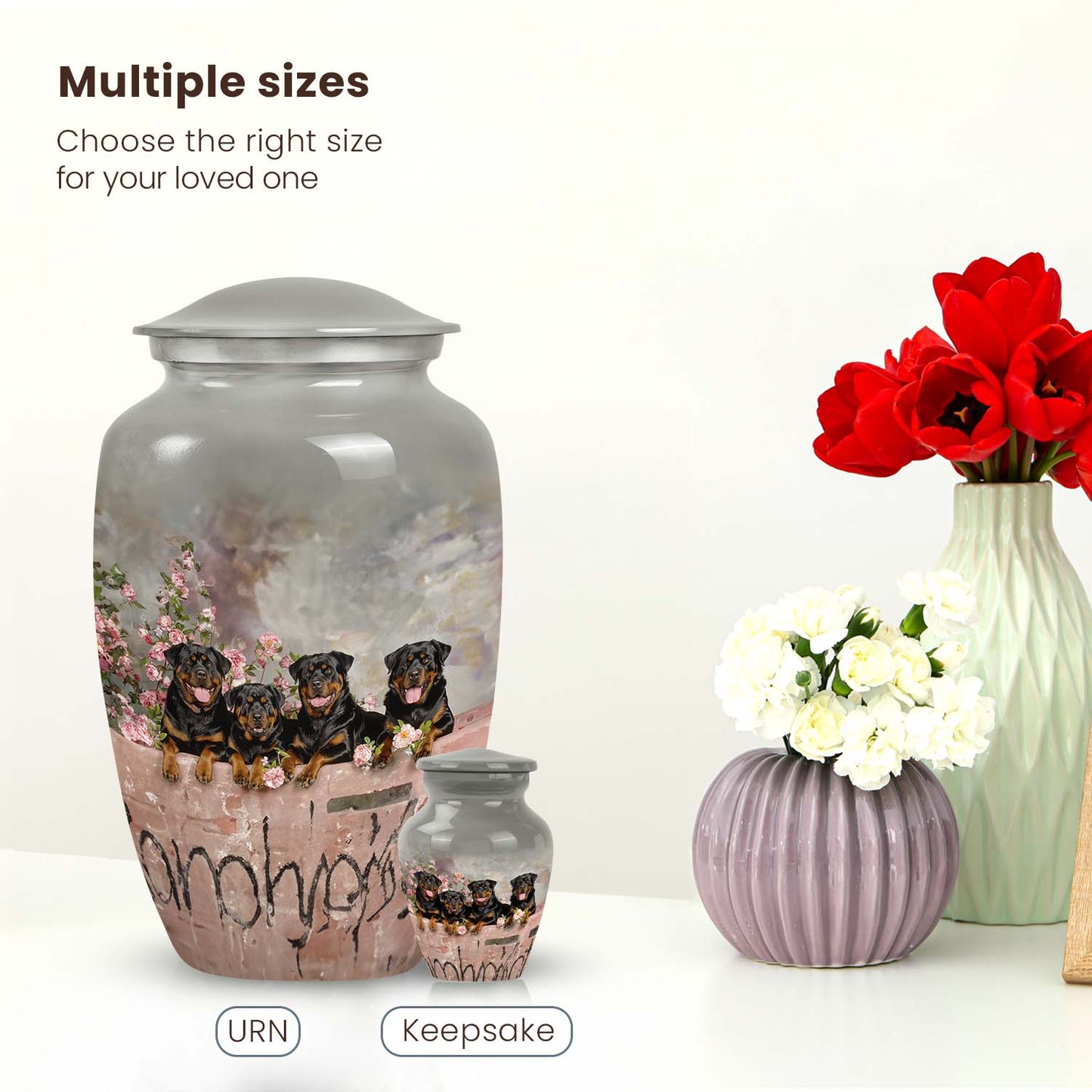 Personalized Dog Keepsake Urn for Pet Ashes - Yatskia