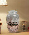 Four Rottweilers Dog Urn for Ashes – Pet Memorial Keepsake