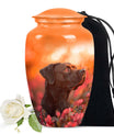 Labrador Personalized Urn for Pet Dog Ashes - Pet Cremation Urns for Dogs