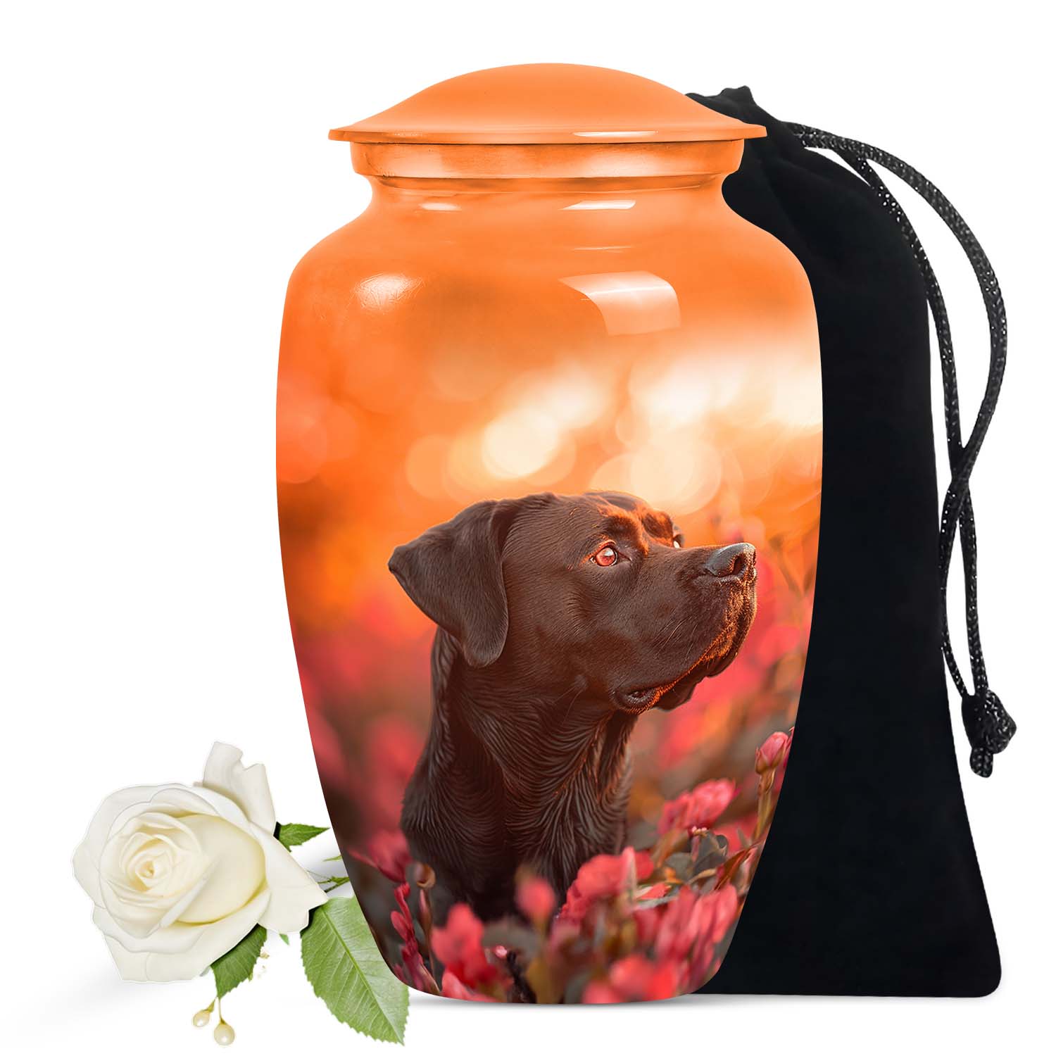 Labrador Personalized Urn for Pet Dog Ashes - Pet Cremation Urns for Dogs