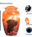 Labrador Personalized Urn for Pet Dog Ashes - Pet Cremation Urns for Dogs
