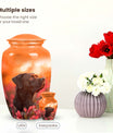 Labrador Personalized Urn for Pet Dog Ashes - Pet Cremation Urns for Dogs