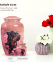 Rottweiler Pet Mini Urn for Ashes | Custom Memorial Keepsake Urn