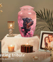 Rottweiler Pet Mini Urn for Ashes | Custom Memorial Keepsake Urn