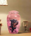 Rottweiler Pet Mini Urn for Ashes | Custom Memorial Keepsake Urn