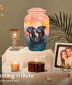 Rottweiler Dog Funeral Memorial Urn for Ashes - Custom Pet Urn