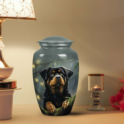 Gray Personalized Dog Keepsake Urn for Pet Ashes - Yatskia
