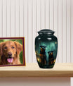 Rottweiler Dog Urn – Loving Remembrance Keepsake for a Pair of Pets