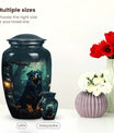 Lantern Light Dog Memorial Urn – Rottweiler Keepsake Urn for Ashes