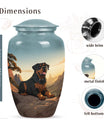 Pet Cremation Urn for Large Dogs – Rottweiler Tribute Urn