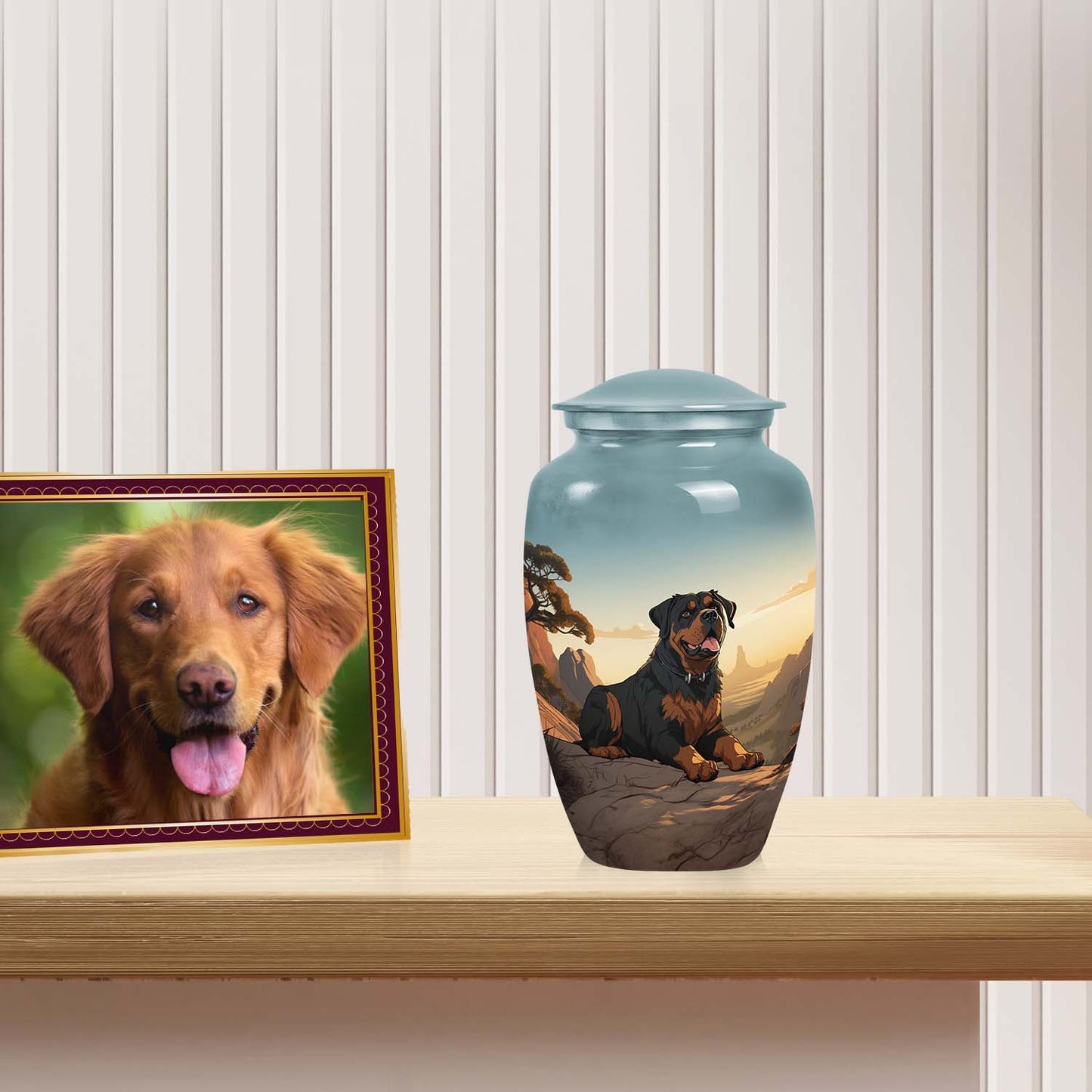 Personalized Dog Cremation Urn for Pet Ashes - Yatskia