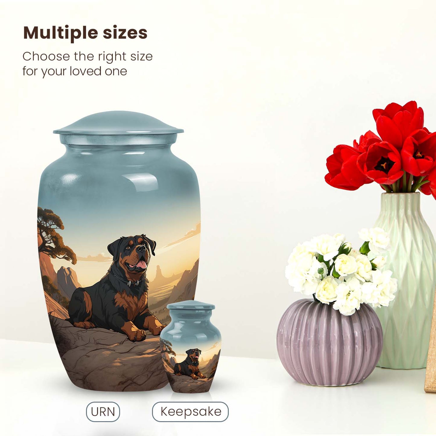 Personalized Dog Cremation Urn for Pet Ashes - Yatskia