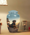 Pet Cremation Urn for Large Dogs – Rottweiler Tribute Urn