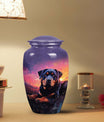 Purple Cremation Urn for Dogs – Rottweiler Memorial Urn