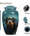 Rottweiler Pet Customized Cremation Urn for Ashes - Small Pet Urn