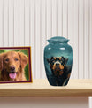 Rottweiler Pet Customized Cremation Urn for Ashes - Small Pet Urn